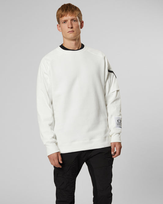 Brushed Fleece Mixed Garment Dyed Sweater